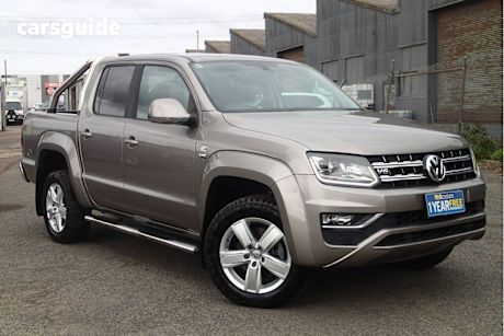 Grey 2017 Volkswagen Amarok Dual Cab Utility V6 TDI 550 Highline