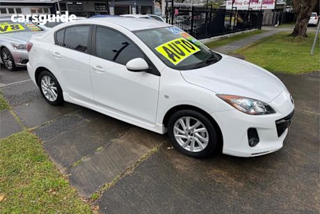 White 2012 Mazda 3 Sedan SP20 Skyactiv