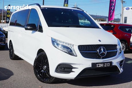 White 2022 Mercedes-Benz V300 Wagon D Avantgarde MWB
