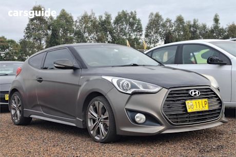 Grey 2012 Hyundai Veloster Coupe SR Turbo