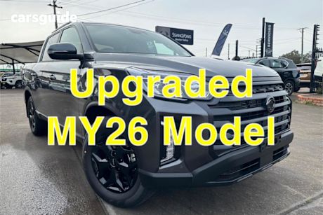 Grey 2025 KGM Musso Crew Cab Pickup Advance