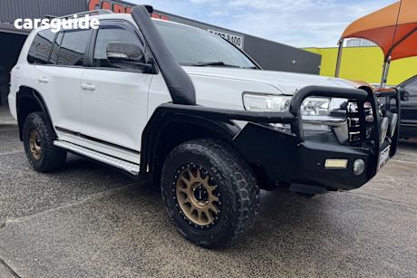 White 2015 Toyota Landcruiser Wagon GXL (4X4)