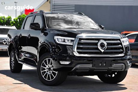 Black 2024 GWM UTE Dual Cab Utility Cannon (4X4)