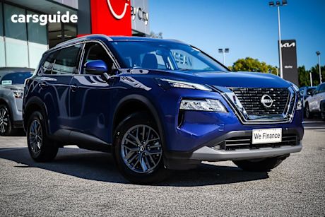 Blue 2024 Nissan X-Trail Wagon ST (4WD) 7 Seat