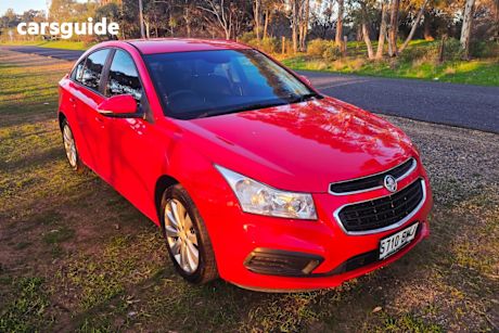 Red 2016 Holden Cruze Sedan Equipe
