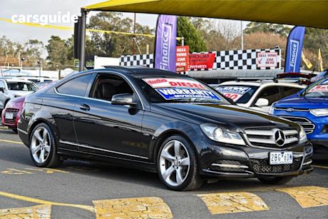Black 2011 Mercedes-Benz C250 Coupe CDI BE