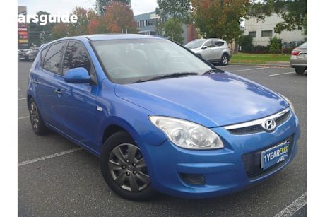 Blue 2008 Hyundai I30 Hatchback SX