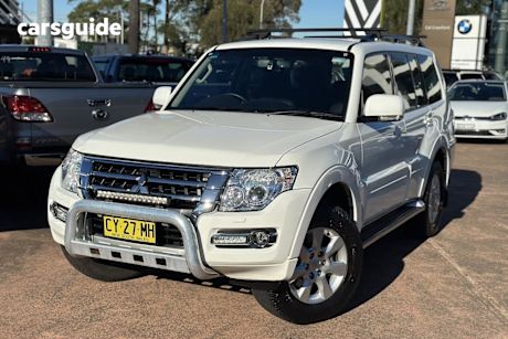 White 2020 Mitsubishi Pajero Wagon GLX (4X4) 7 Seat
