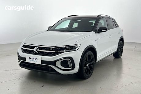 White 2023 Volkswagen T-ROC Wagon 140TSI R-Line (restricted Ftr)