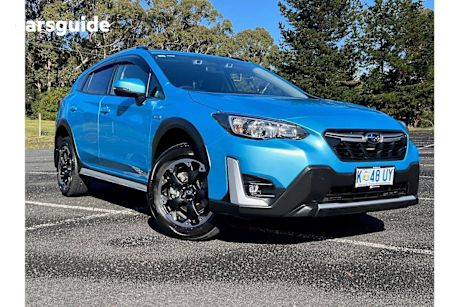 Blue 2022 Subaru XV Hatch HYBRID L 4WD