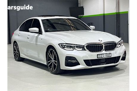 White 2019 BMW 3 Sedan 330I M SPORT R