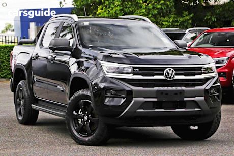 Black 2024 Volkswagen Amarok Ute Tray TDI600 PANAMERICANA 4X4