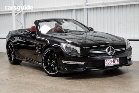 Black 2014 Mercedes-Benz SL63 Convertible AMG