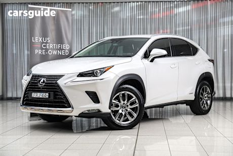 White 2020 Lexus NX300H Wagon Luxury Hybrid (fwd)