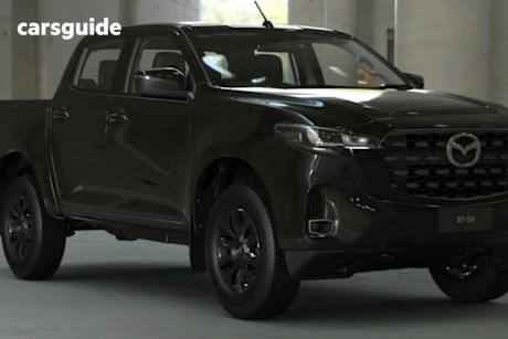 Black 2025 Mazda BT-50 Dual Cab Pick-up XT (4X4)