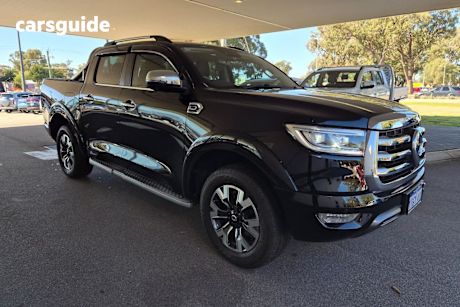 Black 2021 GWM UTE Dual Cab Utility Cannon-X (4X4)
