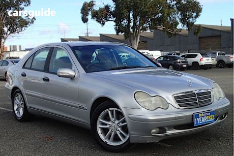 Silver 2003 Mercedes-Benz C200 Sedan Kompressor Classic