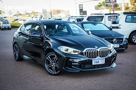 Black 2022 BMW 1 Hatch 118i DCT Steptronic M Sport
