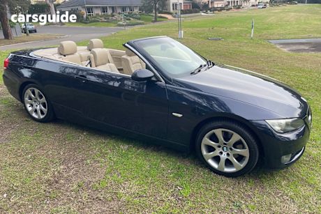 Blue 2007 BMW 325I Convertible