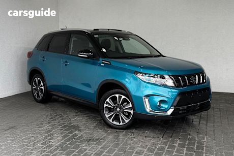 Turquoise 2022 Suzuki Vitara Wagon S-Turbo Sunroof (4WD)