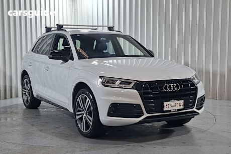 White 2019 Audi Q5 Wagon 40 TDI Quattro Sport