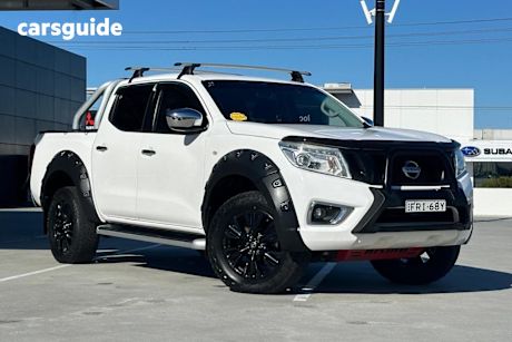 White 2016 Nissan Navara Dual Cab Utility ST (4X4)