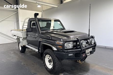 Grey 2017 Toyota Landcruiser Cab Chassis GXL (4X4)