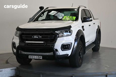 White 2020 Ford Ranger Double Cab Pick Up Wildtrak 2.0 (4X4)