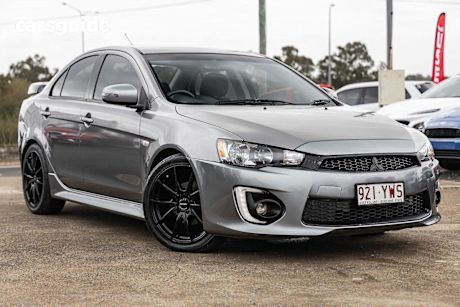 Grey 2017 Mitsubishi Lancer Sedan ES SPORT F