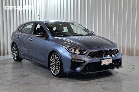 Blue 2022 Kia Cerato Hatchback GT