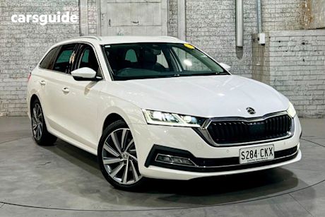 White 2021 Skoda Octavia Wagon 110 TSI Style