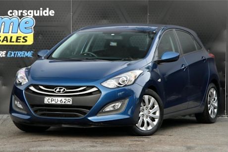 Blue 2013 Hyundai I30 Hatchback Active