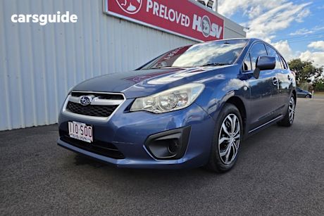 Blue 2012 Subaru Impreza Hatchback 2.0I (awd)