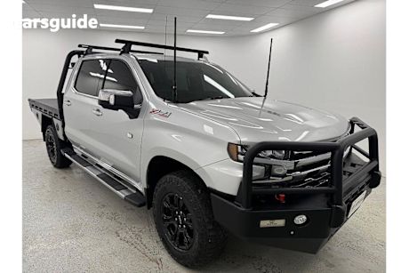 Grey 2022 Chevrolet Silverado Crew Cab Utility 1500 LTZ Premium Tech Pack
