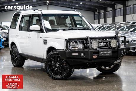 White 2015 Land Rover Discovery 4 Wagon 3.0 SDV6 HSE