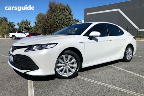 White 2021 Toyota Camry Sedan AXVH70R Ascent Sport Sedan 4dr CVT 6sp, 2.5i/88kW Hybrid