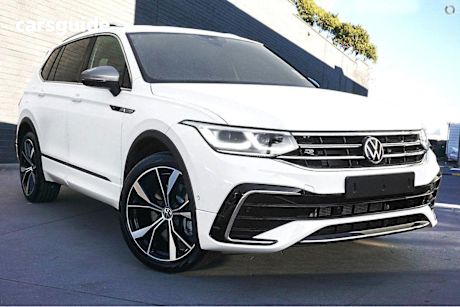 White 2024 Volkswagen Tiguan SUV 162TSI R-LINE ALLSPACE 4WD