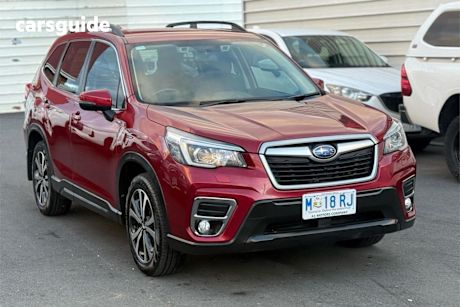 Red 2020 Subaru Forester Wagon 2.5I Premium (awd)