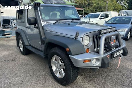 Silver 2013 Jeep Wrangler Hardtop Renegade Sport (4X4)
