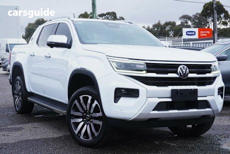 White 2023 Volkswagen Amarok Dual Cab Utility Aventura TSI452 4Motion