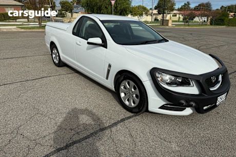 White 2016 Holden UTE Utility