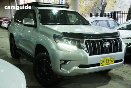 Silver 2020 Toyota Landcruiser Prado Wagon GXL (4X4)