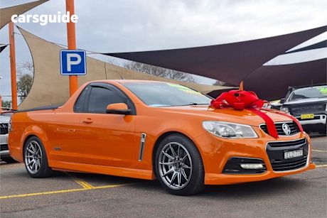 Orange 2013 Holden UTE Utility SS