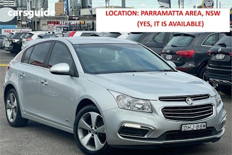 Silver 2016 Holden Cruze Hatchback Z-Series