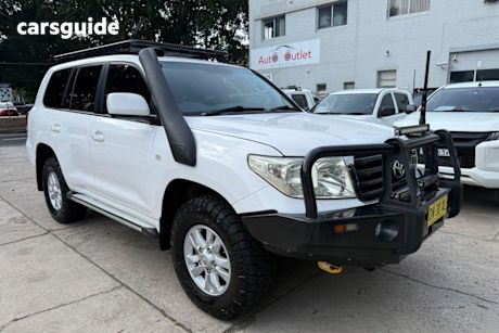 White 2008 Toyota Landcruiser Wagon GXL (4X4)