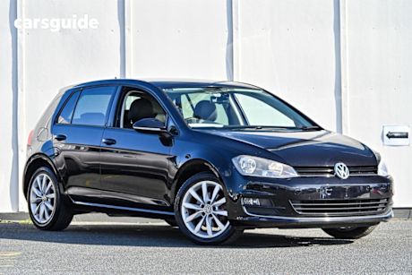 Black 2013 Volkswagen Golf Hatchback 103 TSI Highline