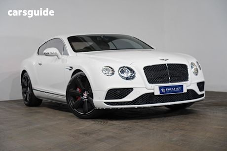White 2015 Bentley Continental Coupe GT V8 S