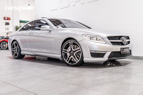 Silver 2012 Mercedes-Benz CL63 Coupe AMG