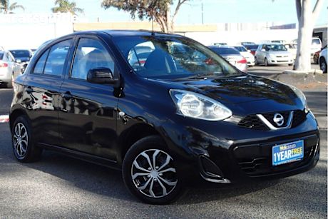 Black 2015 Nissan Micra Hatchback ST