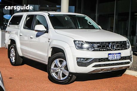 White 2018 Volkswagen Amarok Dual Cab Utility V6 TDI 550 Sportline